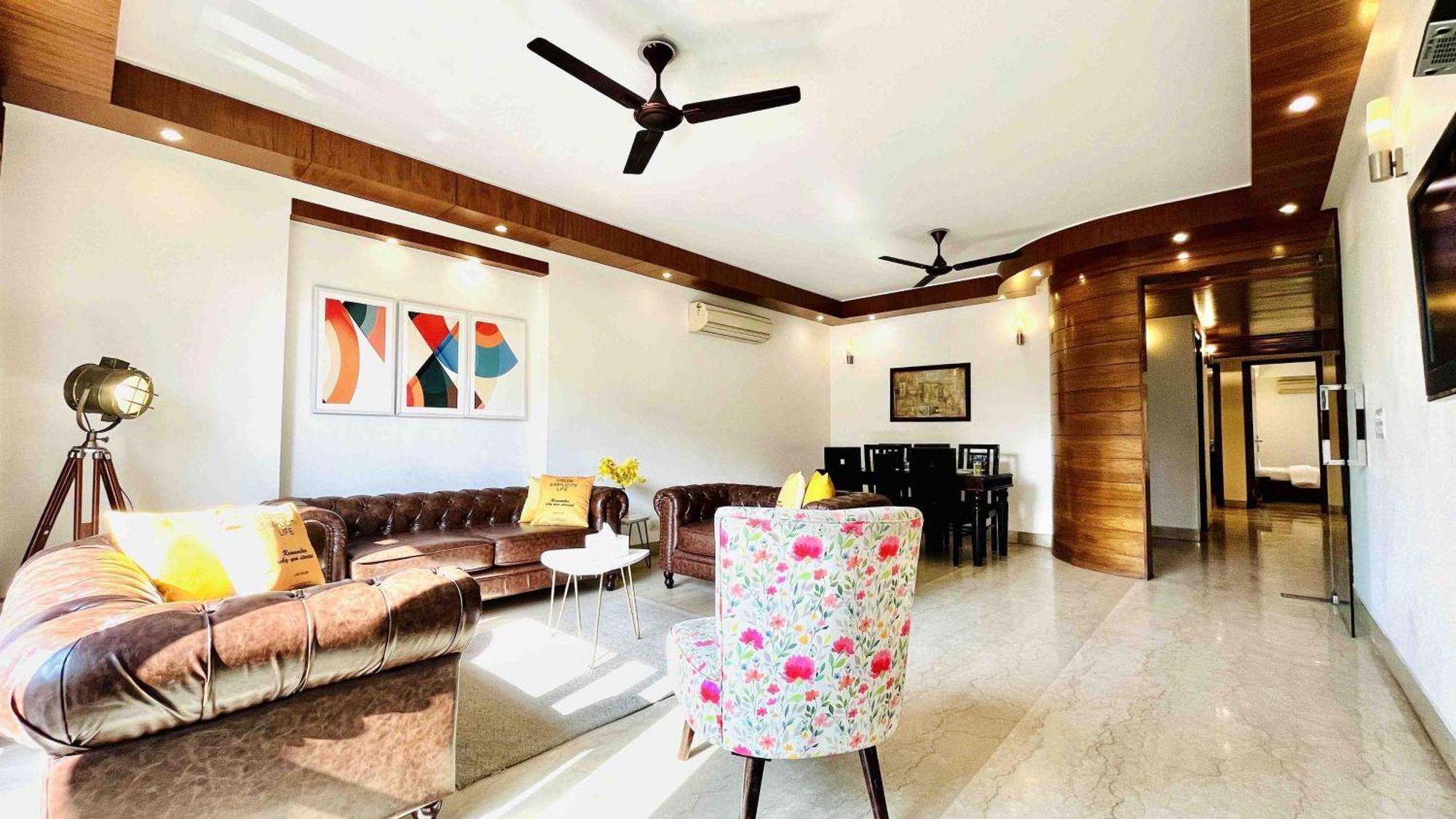 Olive Service Apartments - Greater Kailash New Delhi Room photo